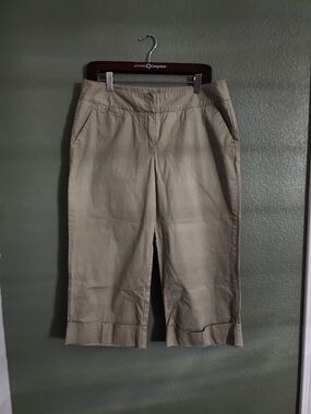 Casion Tan Capri Pant